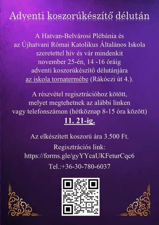 Adventi koszorú készítés