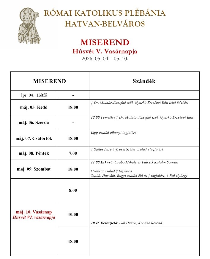 Miserend