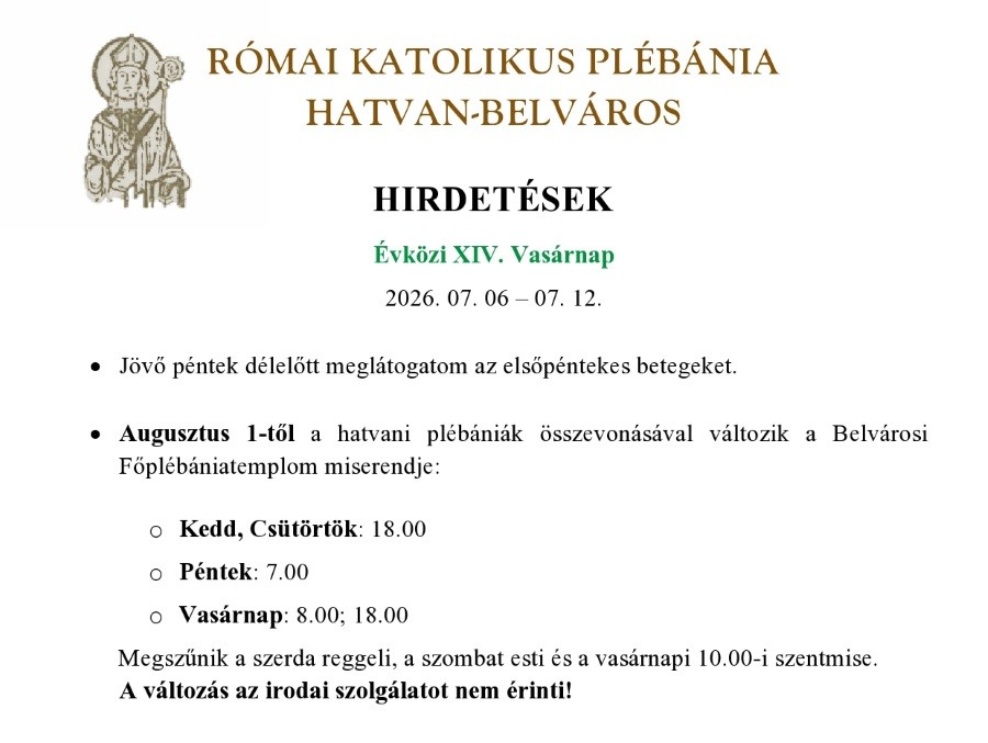 HIRDETÉSEK
