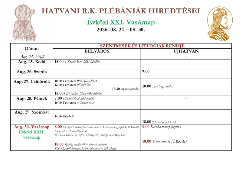 miserend